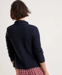 * Blazer Chaleco De Punto En Relieve