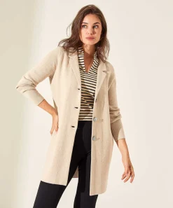 * Blazer Chaleco Puntaknit Largo