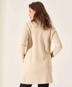 * Blazer Chaleco Puntaknit Largo