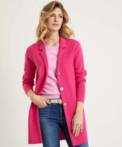 * Blazer Chaleco Puntaknit Largo