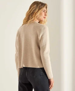 * Blusa Cardigan Corto Puntaknit