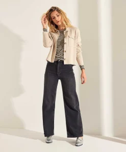 * Blusa Cardigan Corto Puntaknit