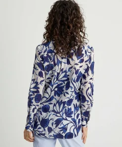 0039 Blusa De Gasa De Algodon Italia Janice