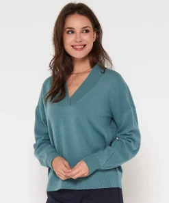 * Jersey Cuello Pico Lana