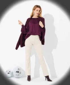 * Pantalon Acampanado Bolsillo Punta