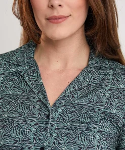* Polo Blusa Mini Estampado De Cebra