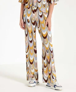 Ana Alcazar Pantalon Slinky Palazzo Estampado Retro