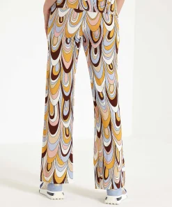 Ana Alcazar Pantalon Slinky Palazzo Estampado Retro