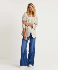 Blazer Extragrande De Lino Emotions