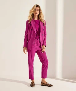 Blazer Extragrande De Tela De Viaje Jane Lushka Greet