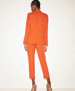 Blazer Luisa Cerano De Mezcla De Lino