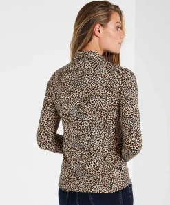 Blusa * De Punto Estampado Animal