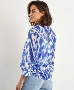 Blusa * De Voile De Algodon Ikat
