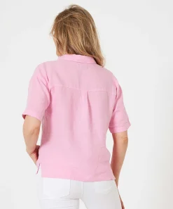 Blusa * Lino Manga Corta