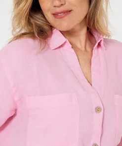Blusa * Lino Manga Corta