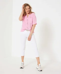 Blusa * Lino Manga Corta