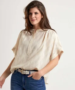 Blusa By-Bar Manga Corta Axel Geo