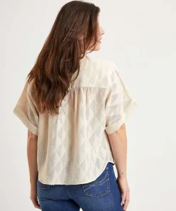Blusa By-Bar Manga Corta Axel Geo