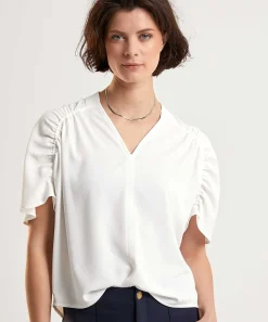Blusa Caroline Biss Con Hombros Descubiertos