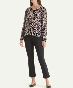 Blusa Con Estampado De Leopardo De Marc Cain
