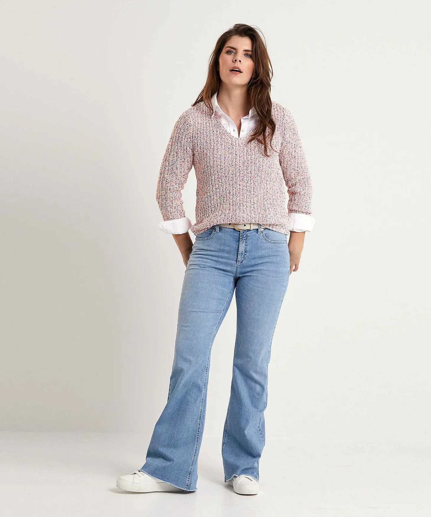 Blusa Corta De Popelina Oui
