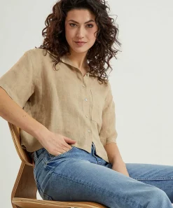 Blusa De Lino By-Bar Cris