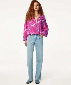 Blusa Fabienne Chapot Estampado Rosa Lexi