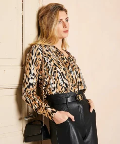 Blusa Giulia E Tu Estampado Animal