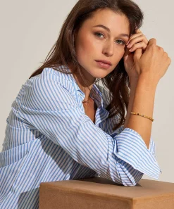 Blusa Giulia E Tu Popelina Rayas