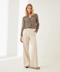 Blusa Giulia E Tu Voile Con Estampado Integral