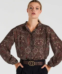 Blusa Jane Lushka Estampado Paisley Rony