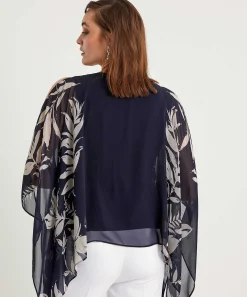Blusa Joseph Ribkoff Mangas Voile