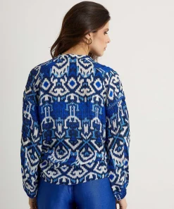 Blusa Kyra Estampado Ikat Vera