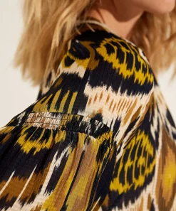 Blusa Kyra Estampado Ikat Vaiana