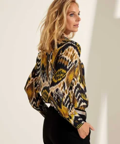 Blusa Kyra Estampado Ikat Vixie