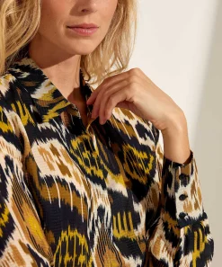 Blusa Kyra Estampado Ikat Vixie