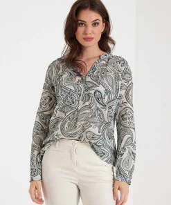 Blusa No Man'S Land Estampado Paisley