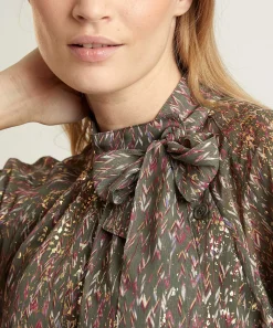 Blusa Summum Con Estampado Metalizado