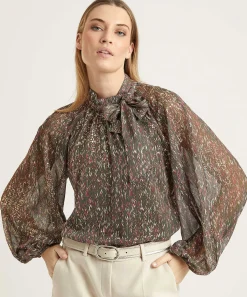 Blusa Summum Con Estampado Metalizado