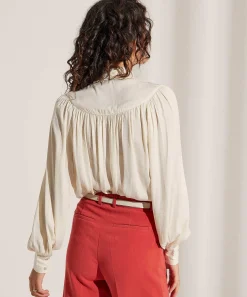 Blusa Summum Drapey Saten Con Lazo