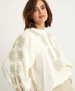 Blusa Summum Lurex Bordado