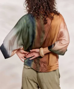 Blusa Summum Sedosa Estampado Descolorido