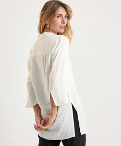 Blusa Tipo Tunica De Lino Kyra Liza