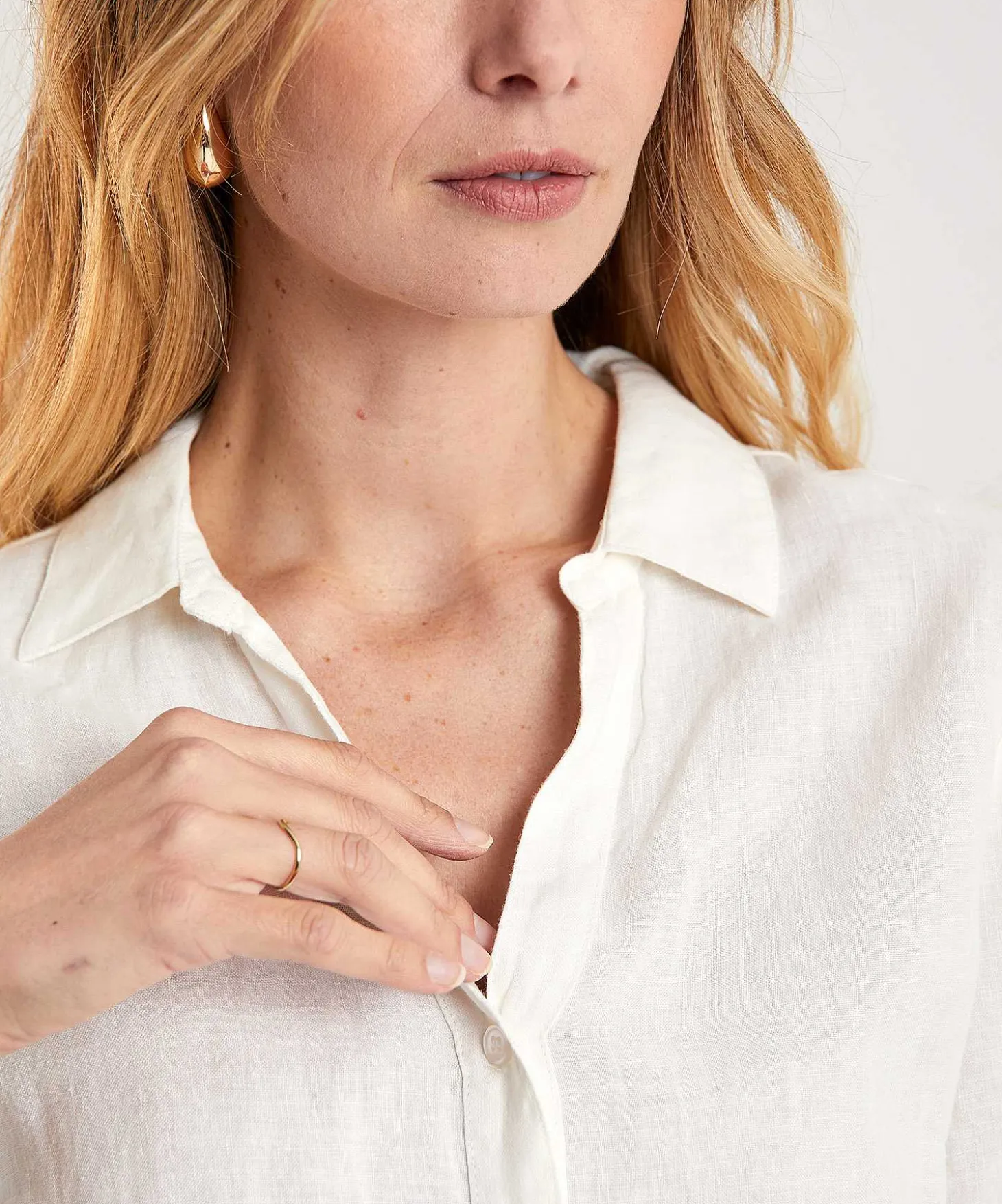 Blusa Tipo Tunica De Lino Kyra Liza