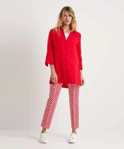 Blusa Tipo Tunica De Lino Kyra Liza
