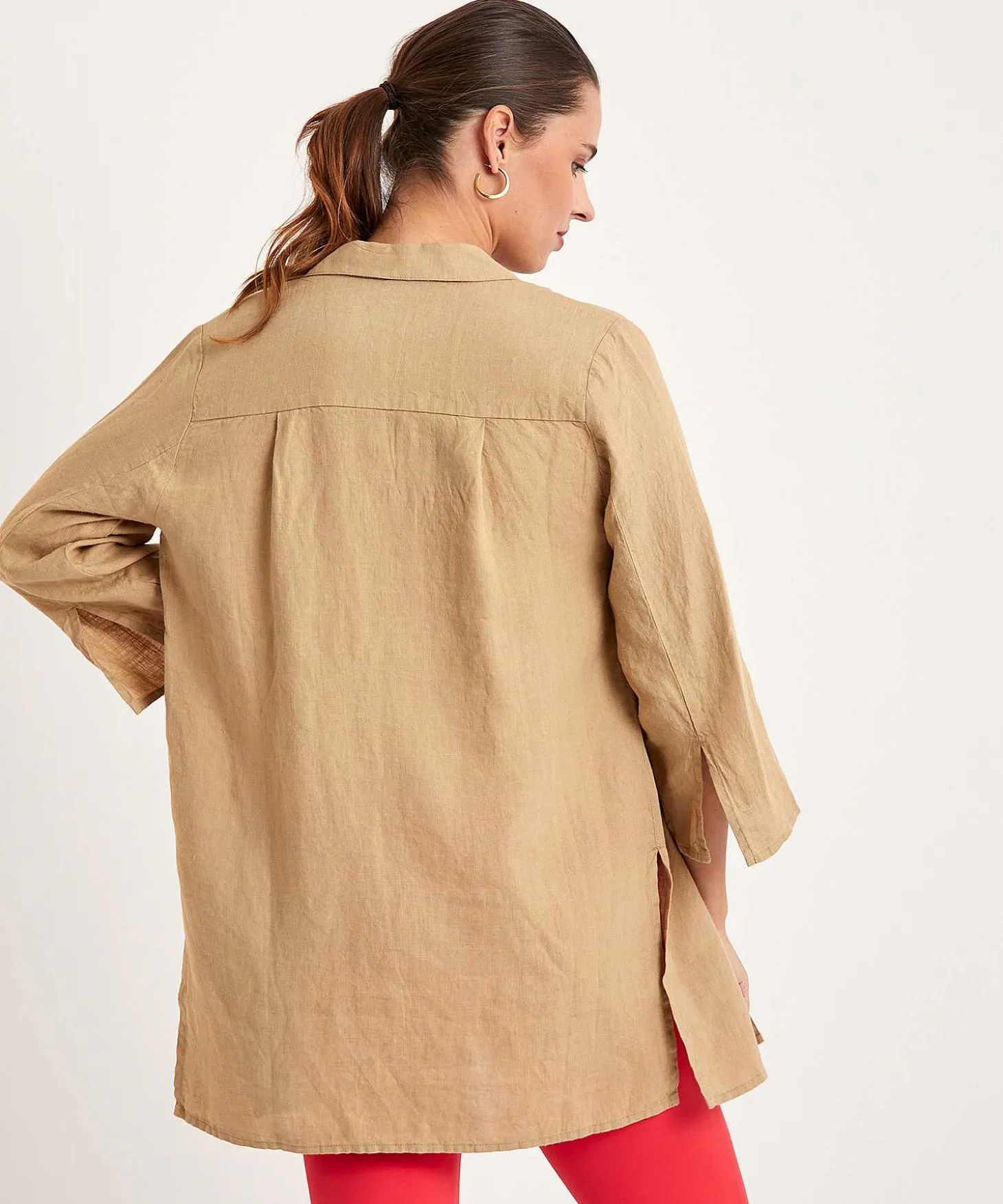 Blusa Tipo Tunica De Lino Kyra Liza