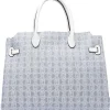 Bolso Liu Jo Denim Con Estampado De Texto