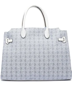Bolso Liu Jo Denim Con Estampado De Texto