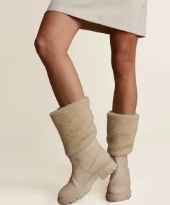 Botas Sin Cordones De Cuero Con Osito Summum