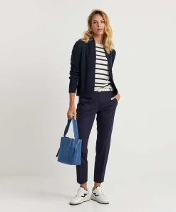 Brax Chinos De Jersey Cortos Granate